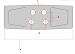 Bobcat 24" 600mm Chain-On Rubber Pad