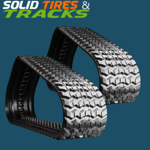 Skid Steer/ CTL Zig Zag Snow Rubber Track