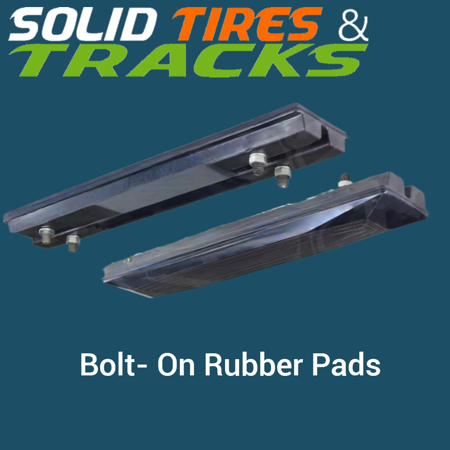 850 mm Bolt-On Rubber Pad 216mm Pitch - Heavy Duty