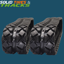450x86x60 CTL Rubber Track- Turf Pattern